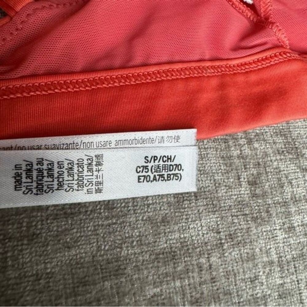 Victoria's Secret Orange Strappy Sports Bra Small - Picture 3 of 7